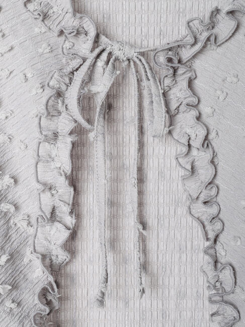 earth music&ecology「ふくれジャガードボレロ」|カーディガン|