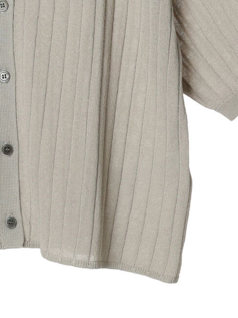 earth music&ecology「ラインポロニットカーディガン」|カーディガン|