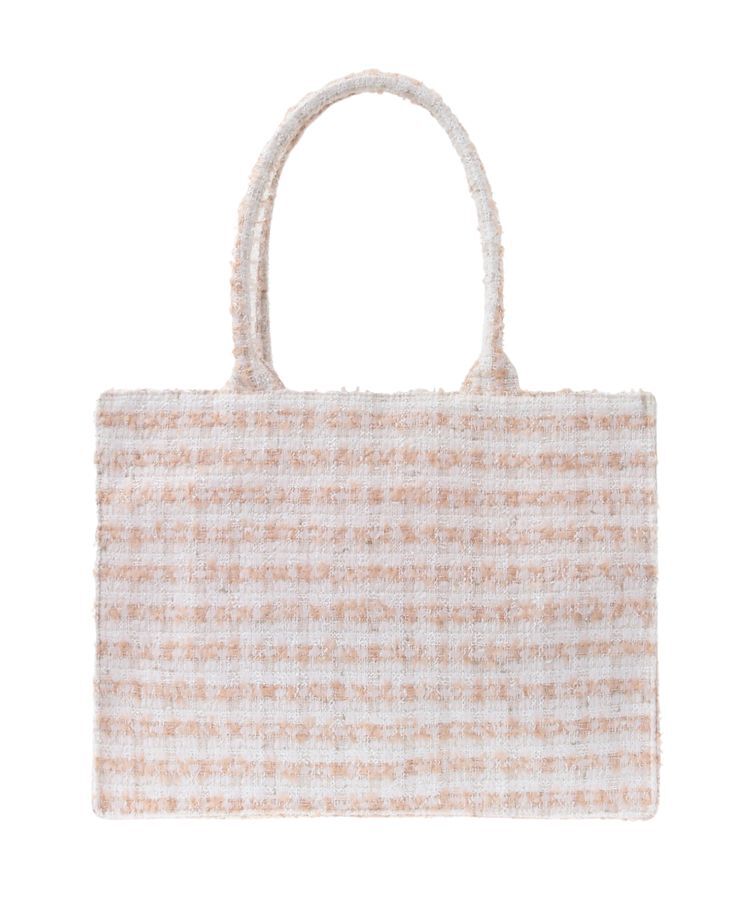 Maison de FLEUR「ツイードスクエアトートMバッグ」|トートバッグ|