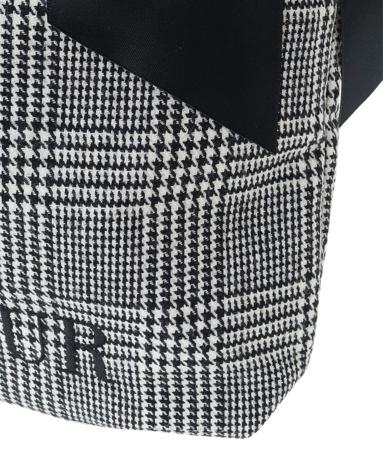 Maison de FLEUR「ラメチェックダブルリボントートバッグ」|トートバッグ|