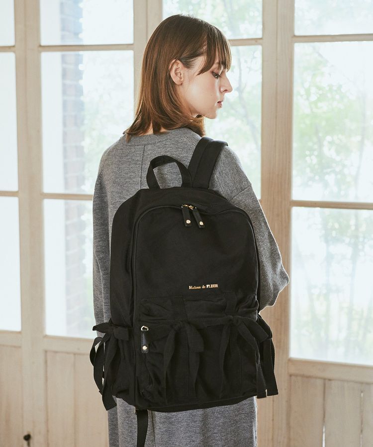 Maison de FLEUR「ボンネルリボンリュック」|リュック|