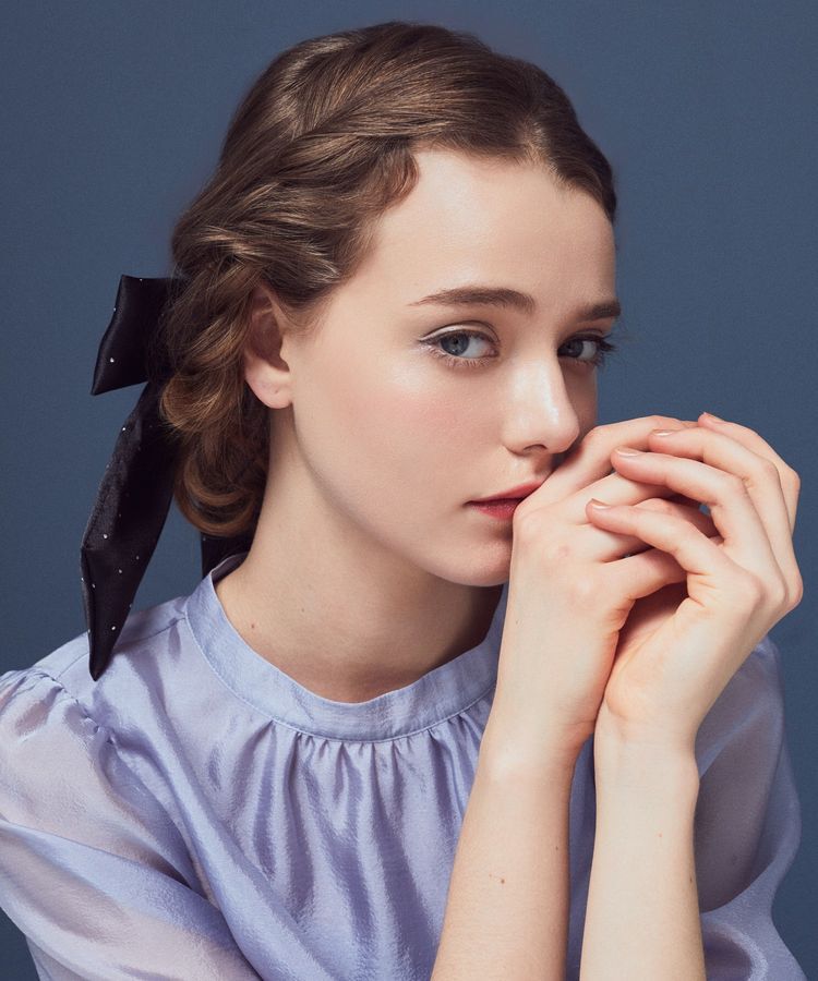 Maison de FLEUR「ランダムビジューリボンバレッタ」|その他|