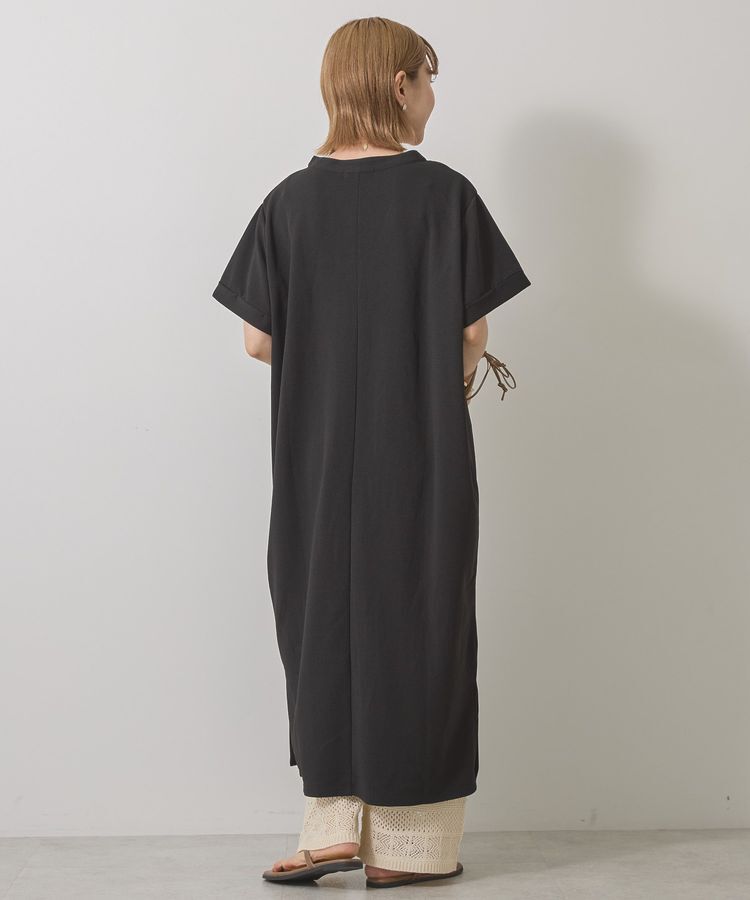 AMERICAN HOLIC「ジョーゼット半袖タックワンピース」|ワンピース|