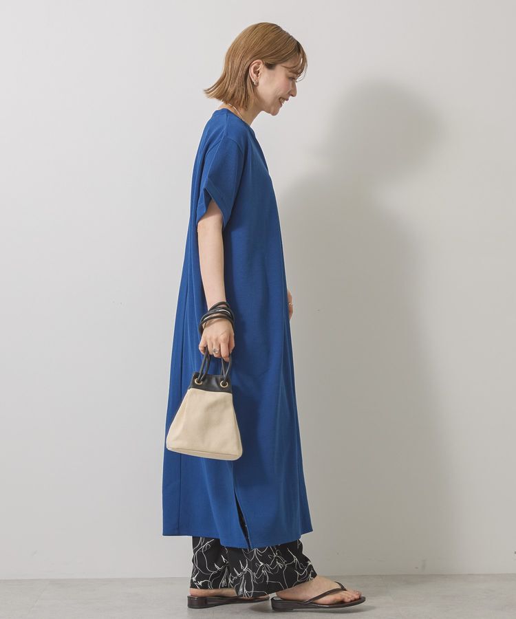 AMERICAN HOLIC「ジョーゼット半袖タックワンピース」|ワンピース|