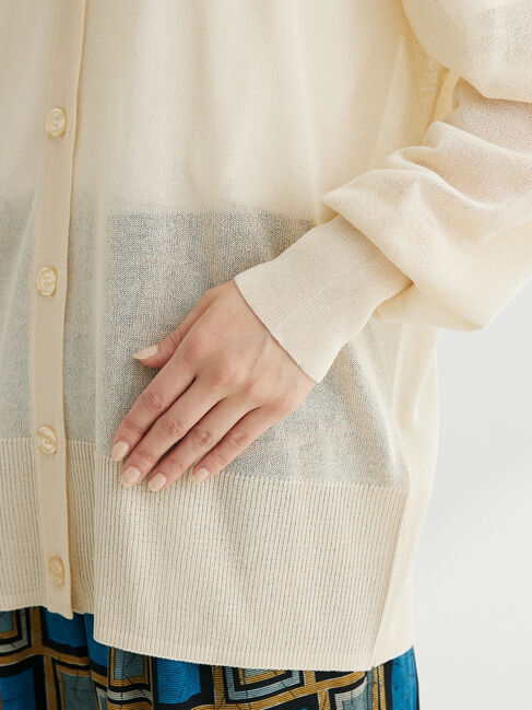 Green Parks「フィラメントラメシアーカーディガン」|カーディガン|