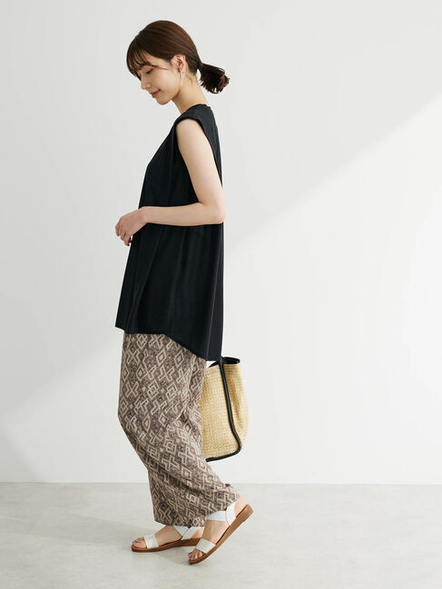 Green Parks「ノースリーブシアーカットプルオーバー」|Tシャツ・カットソー|