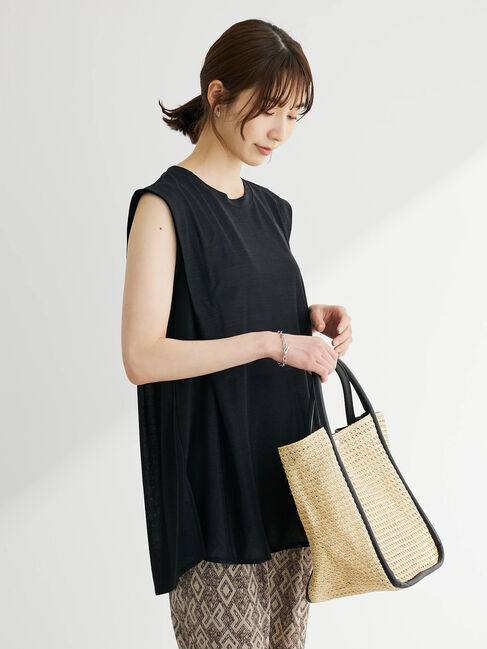 Green Parks「ノースリーブシアーカットプルオーバー」|Tシャツ・カットソー|