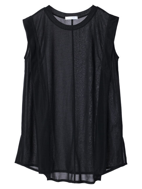 Green Parks「ノースリーブシアーカットプルオーバー」|Tシャツ・カットソー|