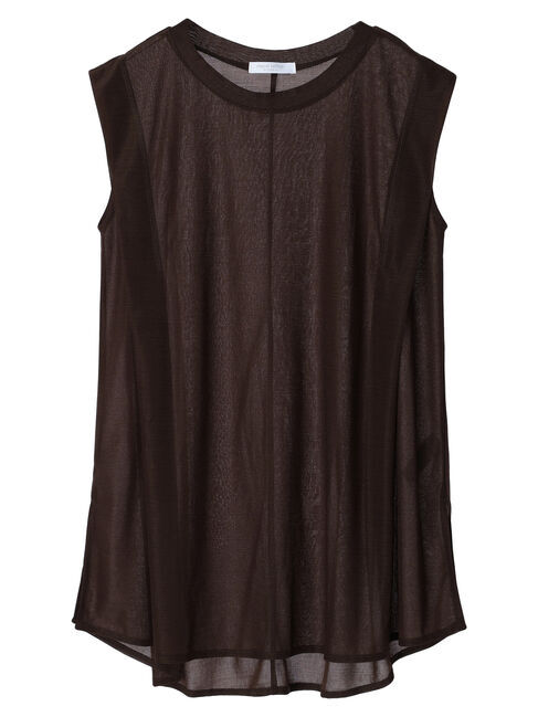 Green Parks「ノースリーブシアーカットプルオーバー」|Tシャツ・カットソー|