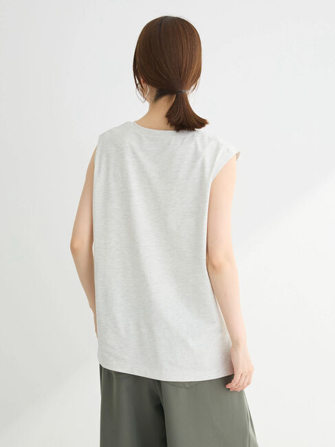 Green Parks「汗染み防止ノースリーブプルオーバー」|Tシャツ・カットソー|