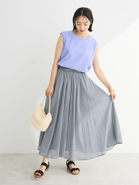 Green Parks「汗染み防止ノースリーブプルオーバー」|Tシャツ・カットソー|