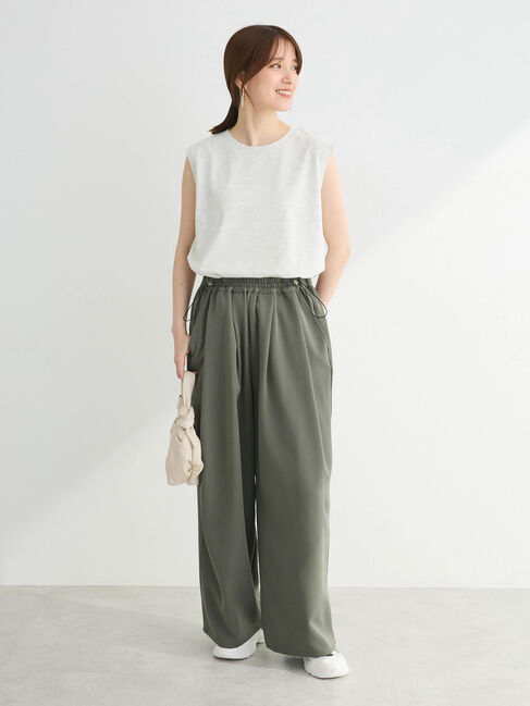 Green Parks「汗染み防止ノースリーブプルオーバー」|Tシャツ・カットソー|