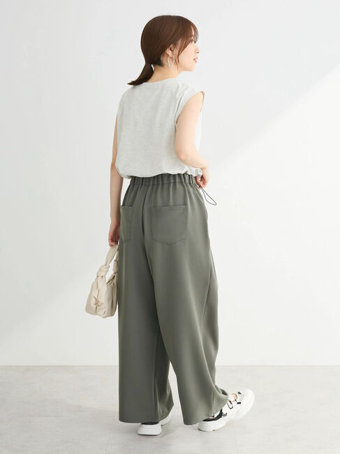 Green Parks「汗染み防止ノースリーブプルオーバー」|Tシャツ・カットソー|