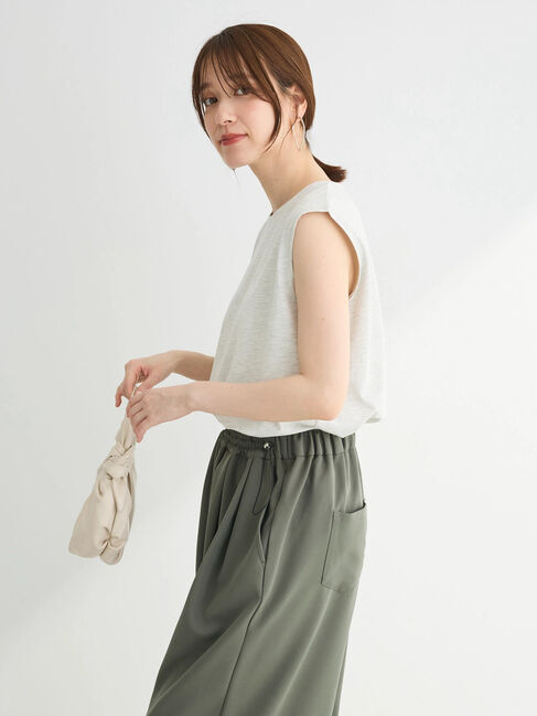 Green Parks「汗染み防止ノースリーブプルオーバー」|Tシャツ・カットソー|