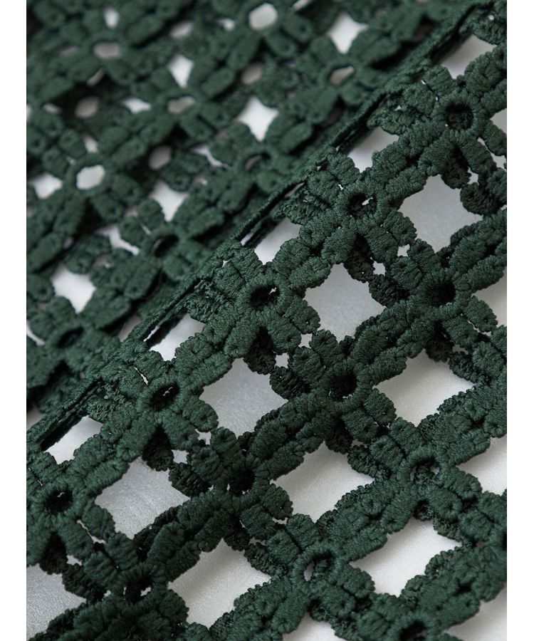 Green Parks「・SUGAR　SPOON　2wayフラワーメッシュカーデ」|カーディガン|