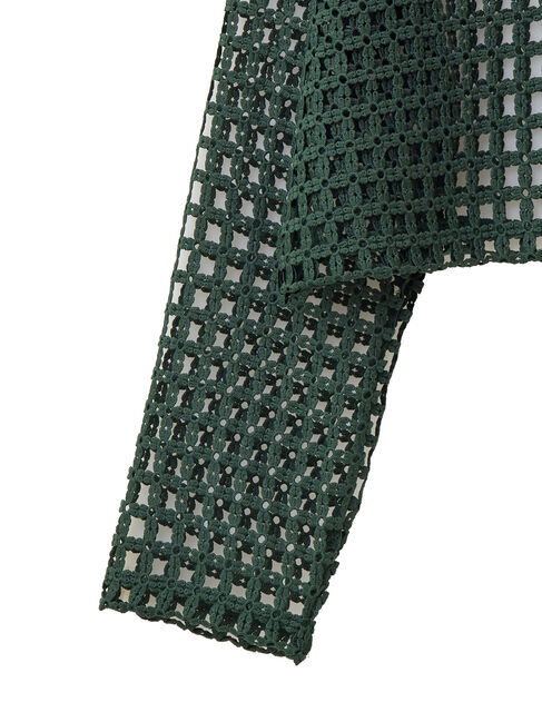 Green Parks「・SUGAR　SPOON　2wayフラワーメッシュカーデ」|カーディガン|