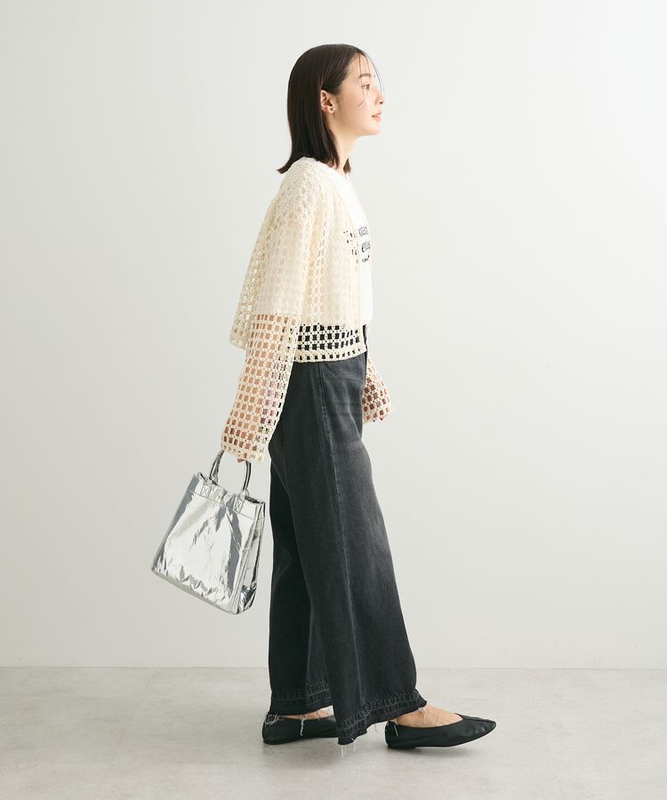 Green Parks「・SUGAR　SPOON　2wayフラワーメッシュカーデ」|カーディガン|