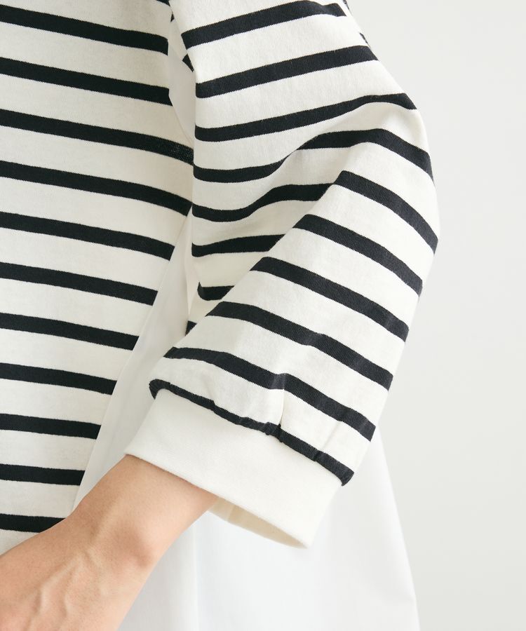 Green Parks「布帛切り替えフレアカットプルオーバー」|Tシャツ・カットソー|