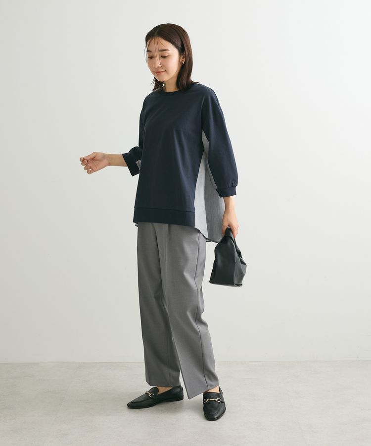 Green Parks「布帛切り替えフレアカットプルオーバー」|Tシャツ・カットソー|