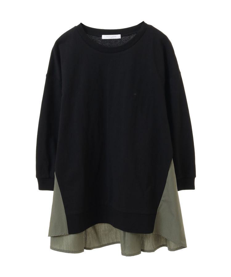 Green Parks「布帛切り替えフレアカットプルオーバー」|Tシャツ・カットソー|