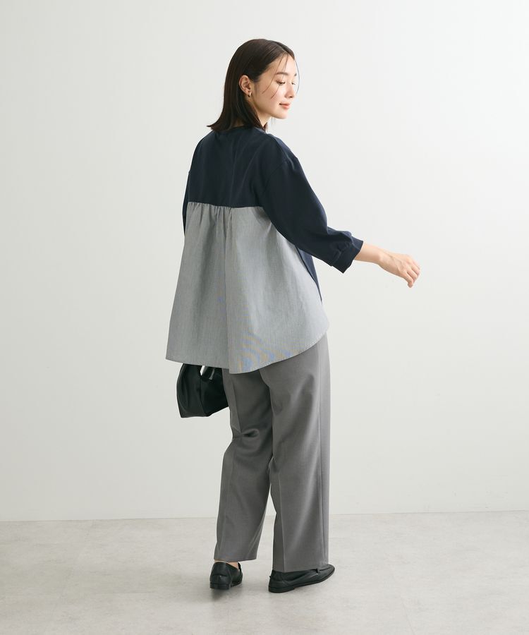 Green Parks「布帛切り替えフレアカットプルオーバー」|Tシャツ・カットソー|