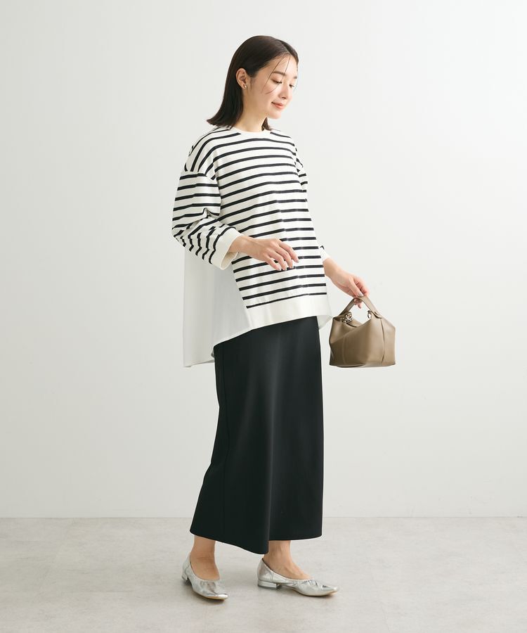 Green Parks「布帛切り替えフレアカットプルオーバー」|Tシャツ・カットソー|