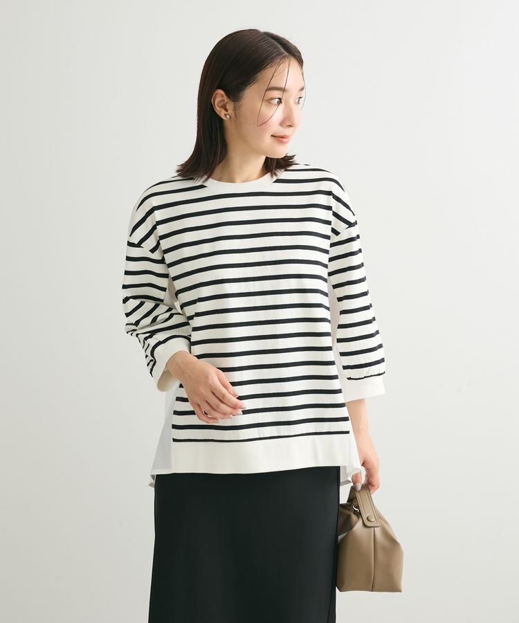 Green Parks「布帛切り替えフレアカットプルオーバー」|Tシャツ・カットソー|