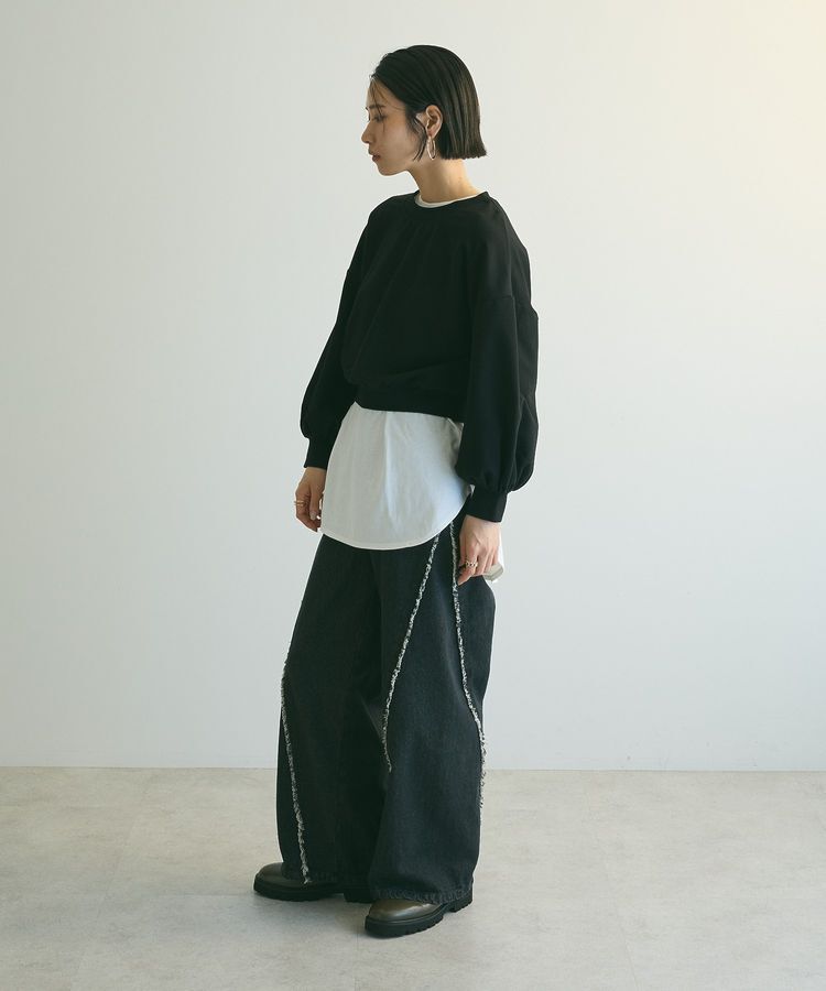 armonia「armonia.バックレースアップスウェット」|スウェット・ジャージ|