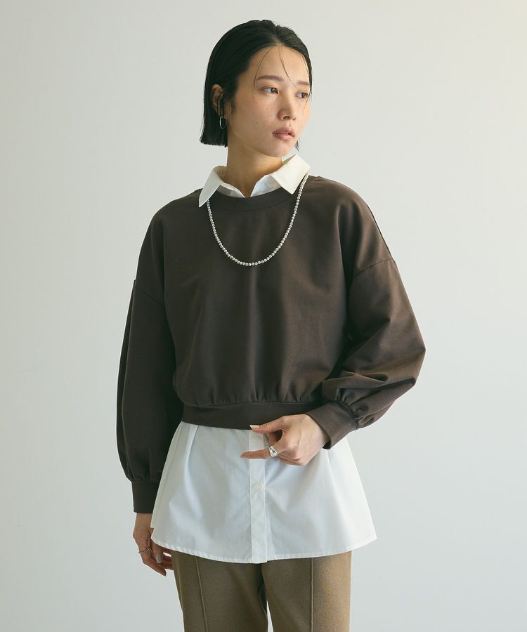 armonia「armonia.バックレースアップスウェット」|スウェット・ジャージ|