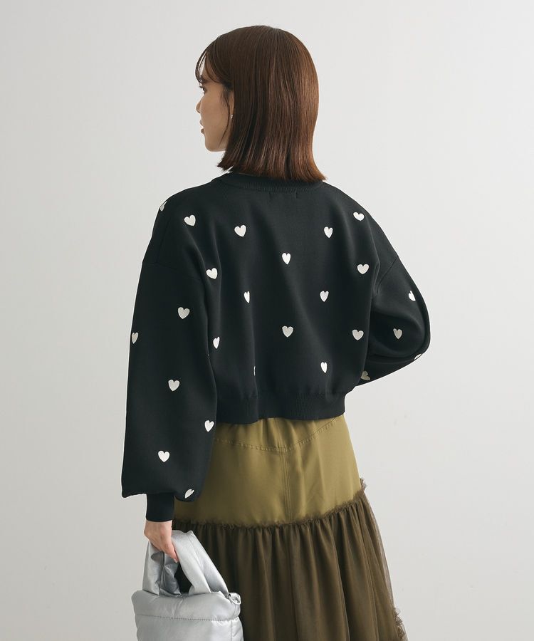 Green Parks「・swing by ハート刺繍ニット」|ニット・セーター|