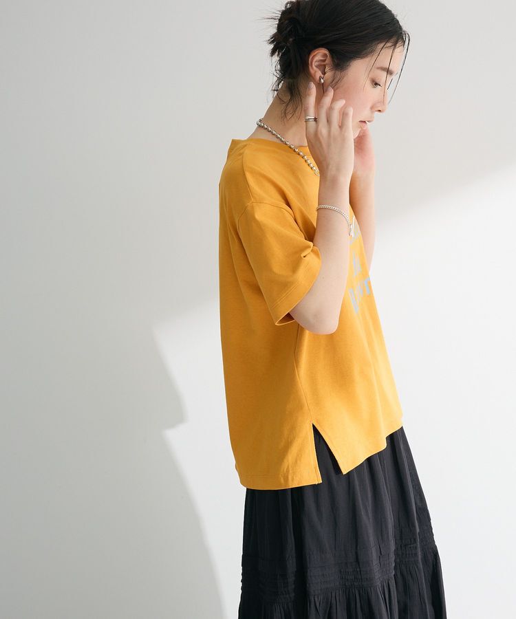 Green Parks「多段フェミニンロゴボックスTシャツ」|Tシャツ・カットソー|