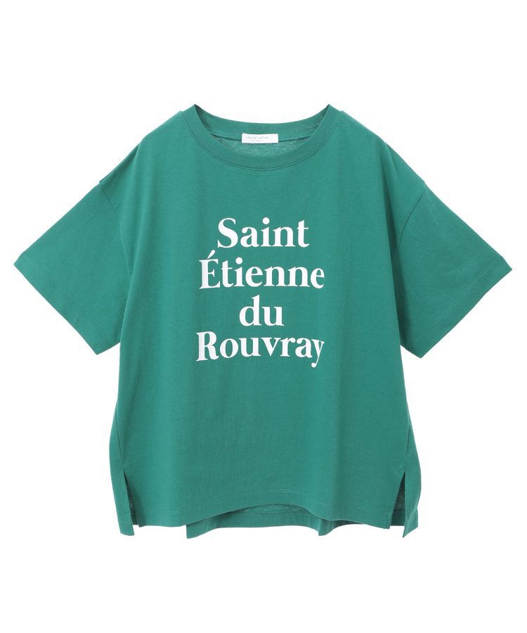 Green Parks「多段フェミニンロゴボックスTシャツ」|Tシャツ・カットソー|