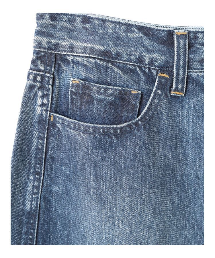 Editt by YECCA VECCA「クリアコーティングデニムロングスカート」|スカート|