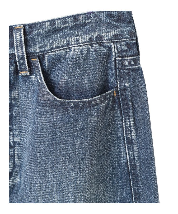 Editt by YECCA VECCA「クリアコーティングデニムロングスカート」|スカート|