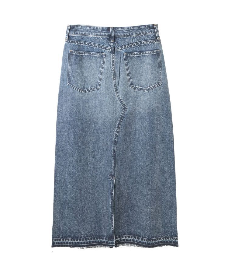 Editt by YECCA VECCA「クリアコーティングデニムロングスカート」|スカート|