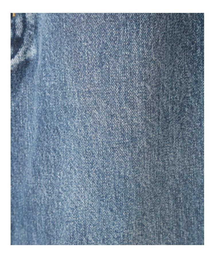 Editt by YECCA VECCA「クリアコーティングデニムロングスカート」|スカート|