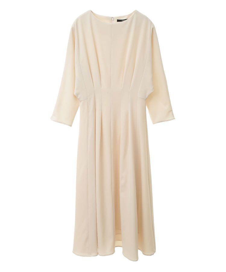 YECCA VECCA「タックデザインドレス」|ワンピース|
