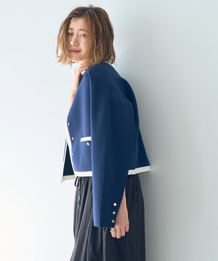 YECCA VECCA「ジャケットライクカーディガン」|カーディガン|
