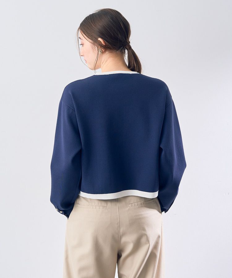 YECCA VECCA「ジャケットライクカーディガン」|カーディガン|