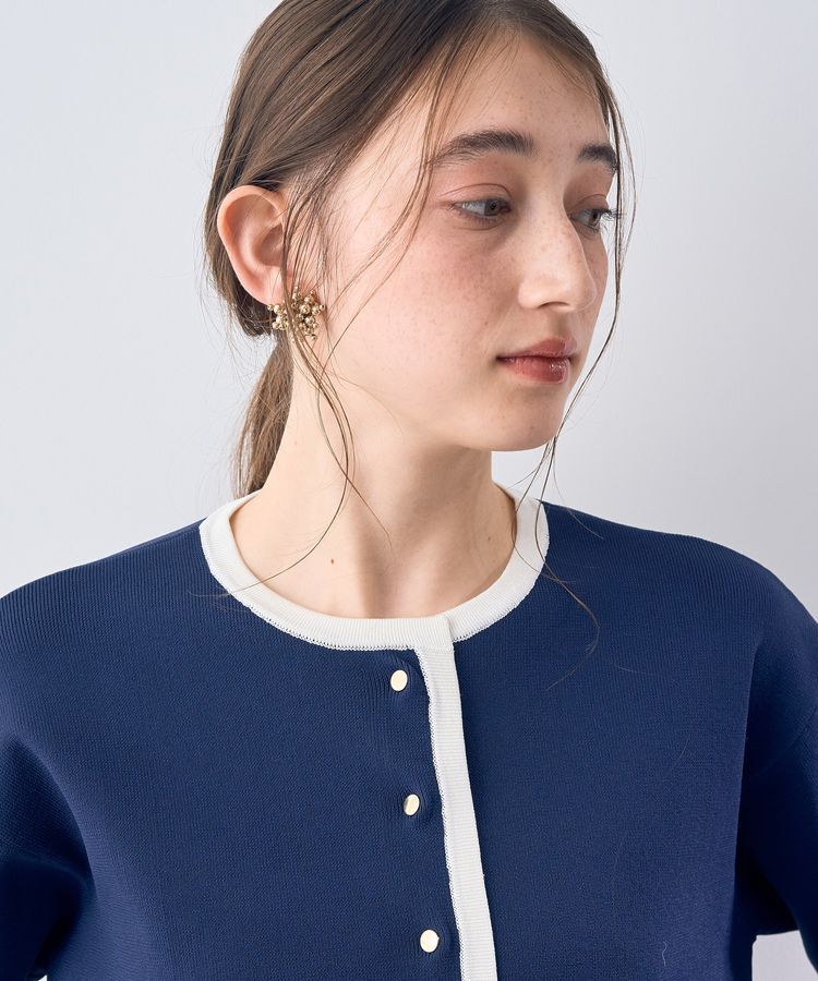 YECCA VECCA「ジャケットライクカーディガン」|カーディガン|