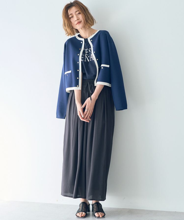 YECCA VECCA「ジャケットライクカーディガン」|カーディガン|