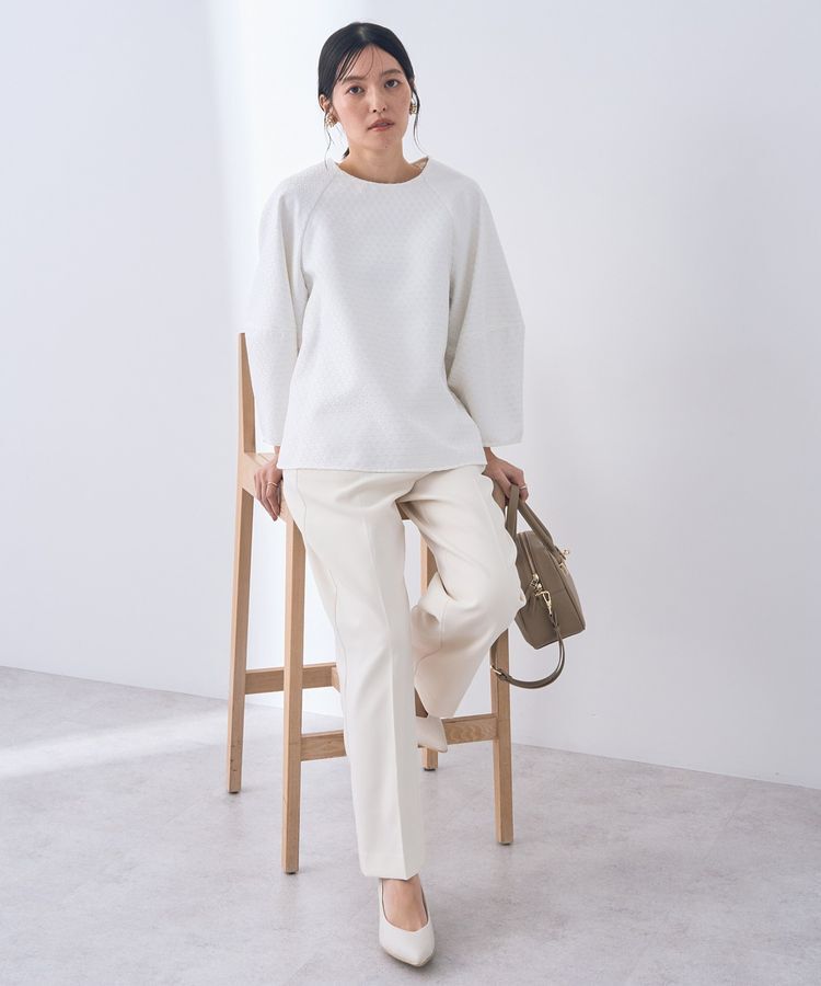 YECCA VECCA「フラワージャガードブラウス」|シャツ・ブラウス|