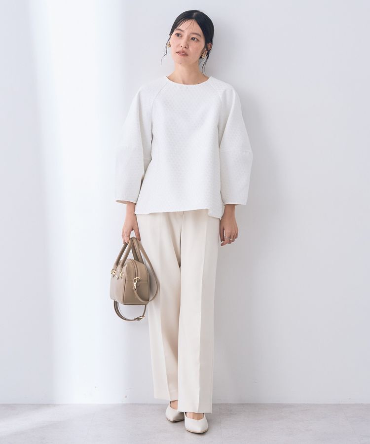 YECCA VECCA「フラワージャガードブラウス」|シャツ・ブラウス|