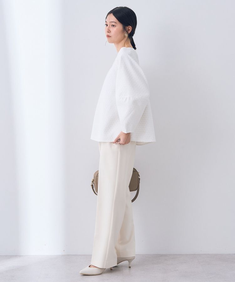 YECCA VECCA「フラワージャガードブラウス」|シャツ・ブラウス|