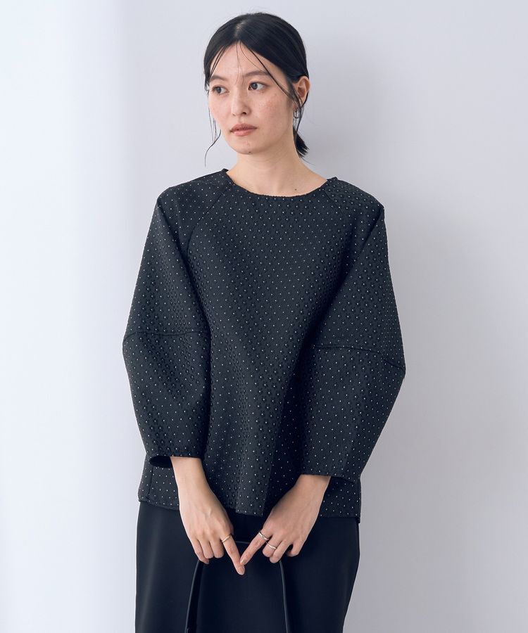 YECCA VECCA「フラワージャガードブラウス」|シャツ・ブラウス|