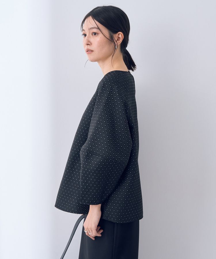 YECCA VECCA「フラワージャガードブラウス」|シャツ・ブラウス|