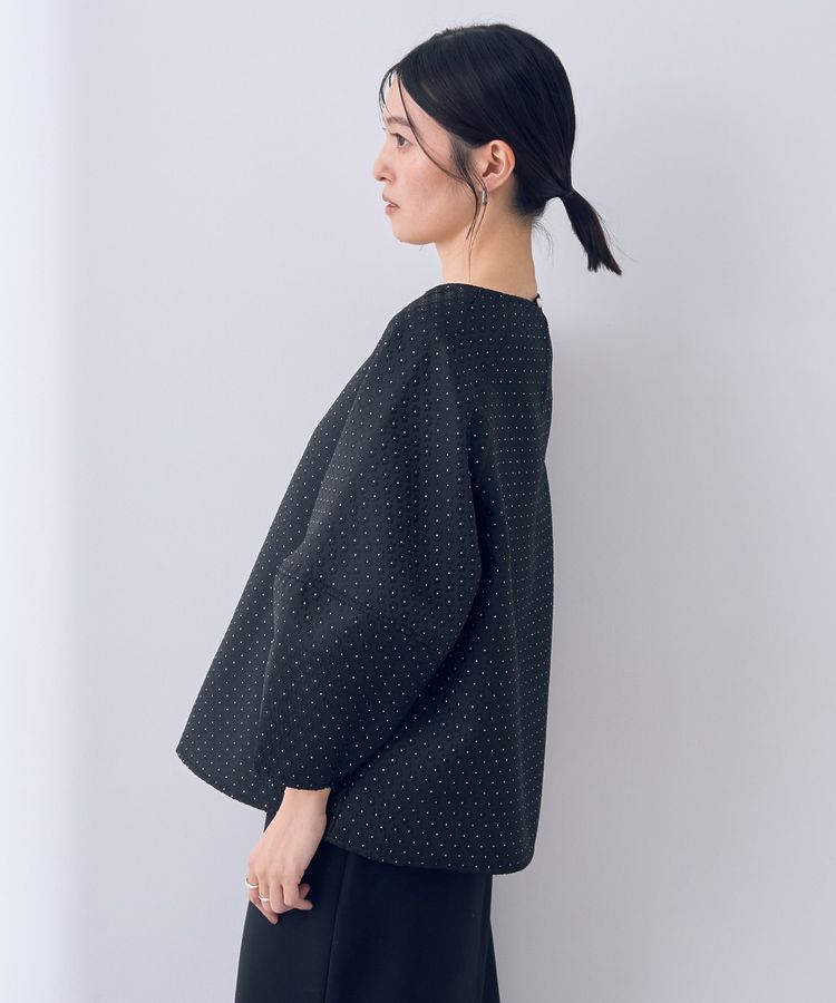 YECCA VECCA「フラワージャガードブラウス」|シャツ・ブラウス|