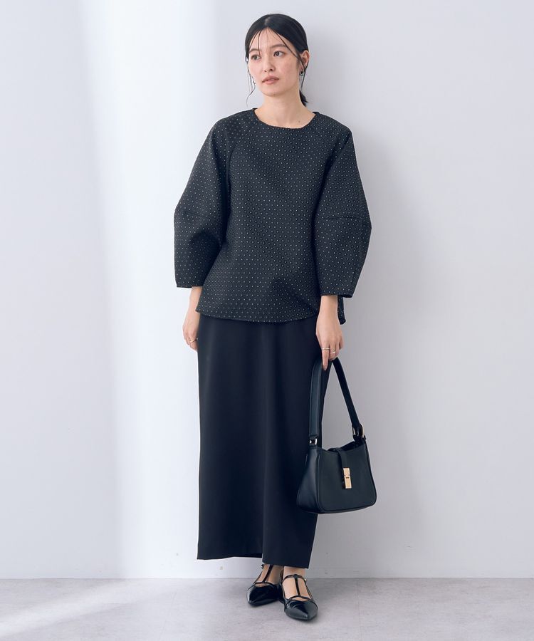 YECCA VECCA「フラワージャガードブラウス」|シャツ・ブラウス|