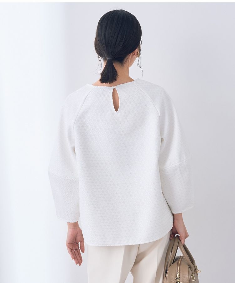 YECCA VECCA「フラワージャガードブラウス」|シャツ・ブラウス|