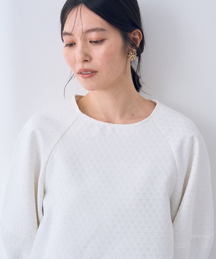 YECCA VECCA「フラワージャガードブラウス」|シャツ・ブラウス|